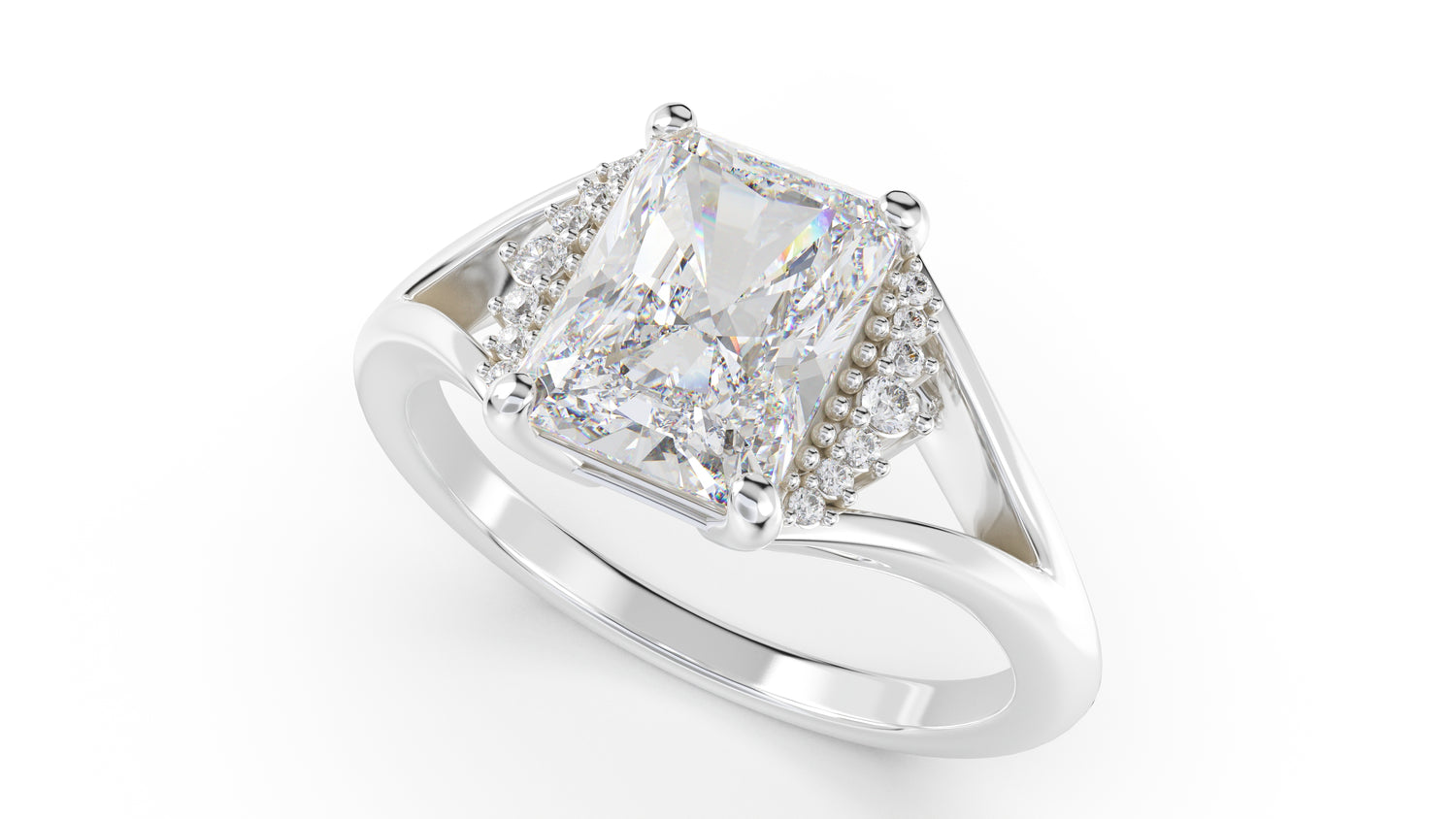 The Serendipity Ring | Radiant | Setting Only