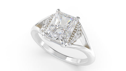 The Serendipity Ring | Radiant | Setting Only