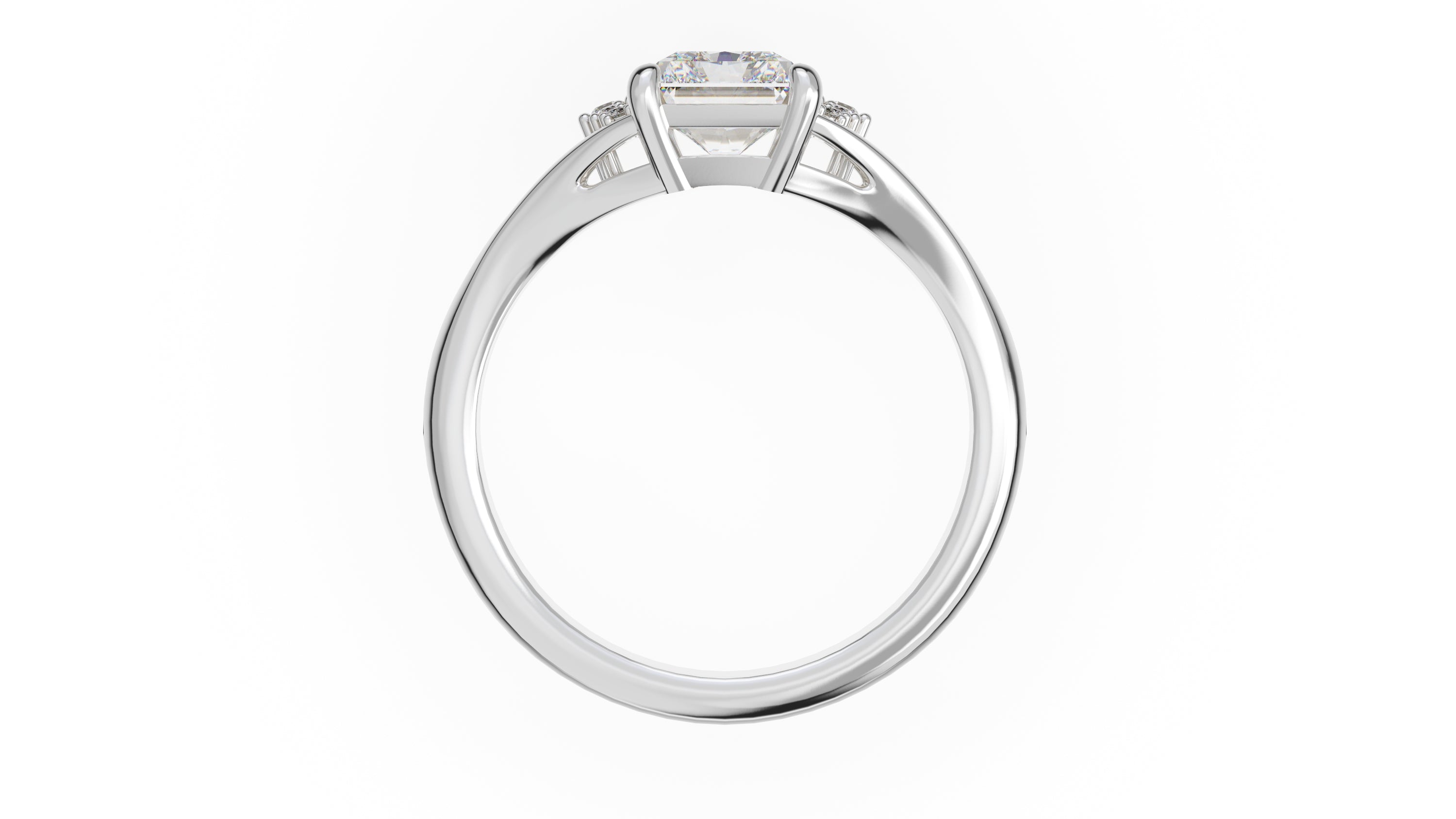 The Serendipity Ring | Radiant | Setting Only