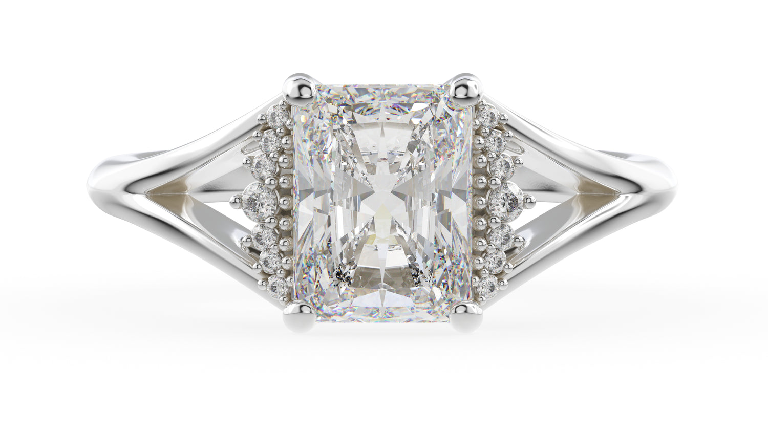 The Serendipity Ring | Radiant | Setting Only