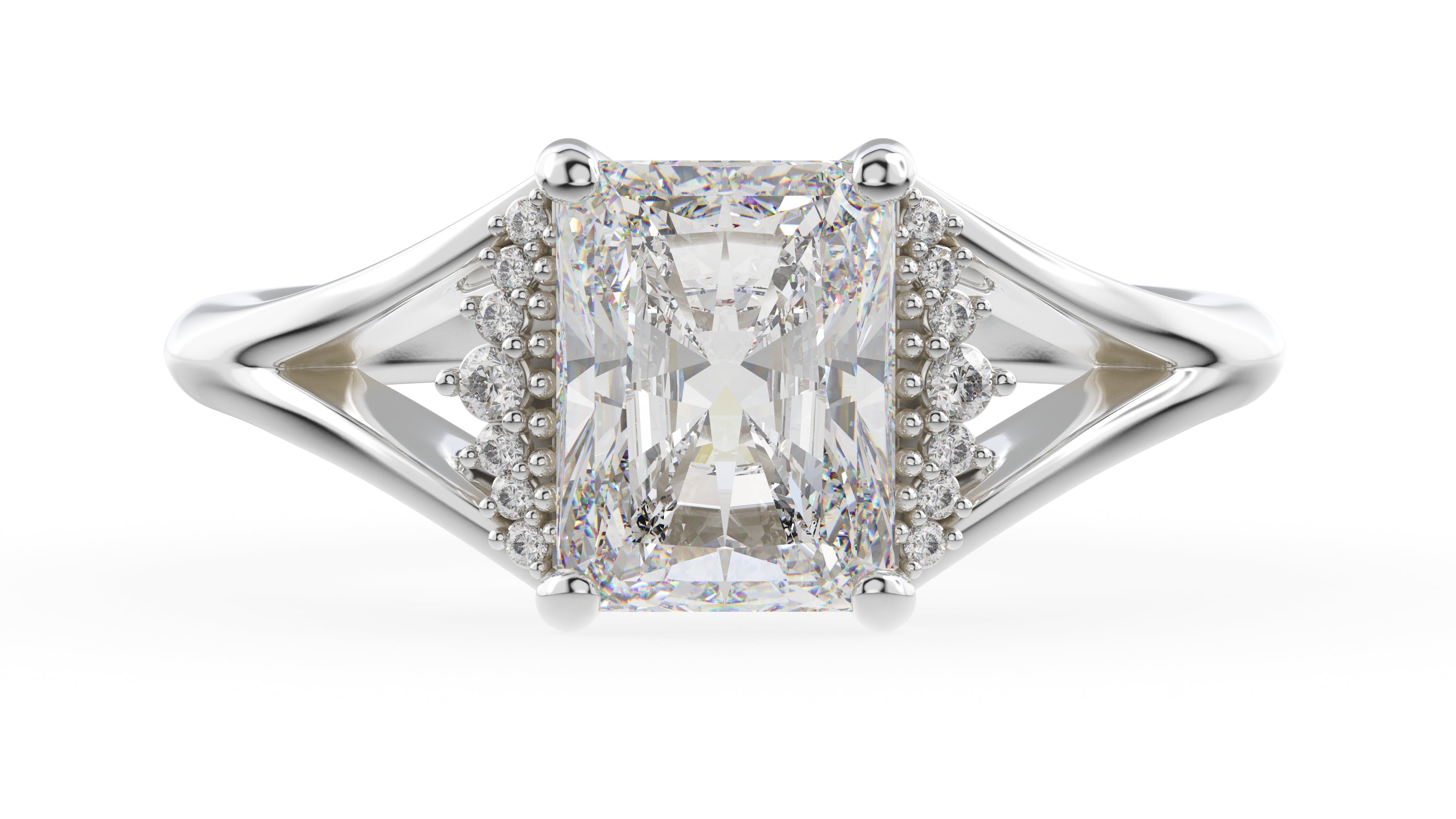 The Serendipity Ring | Radiant | Setting Only