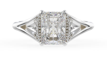 The Serendipity Ring | Radiant | Setting Only