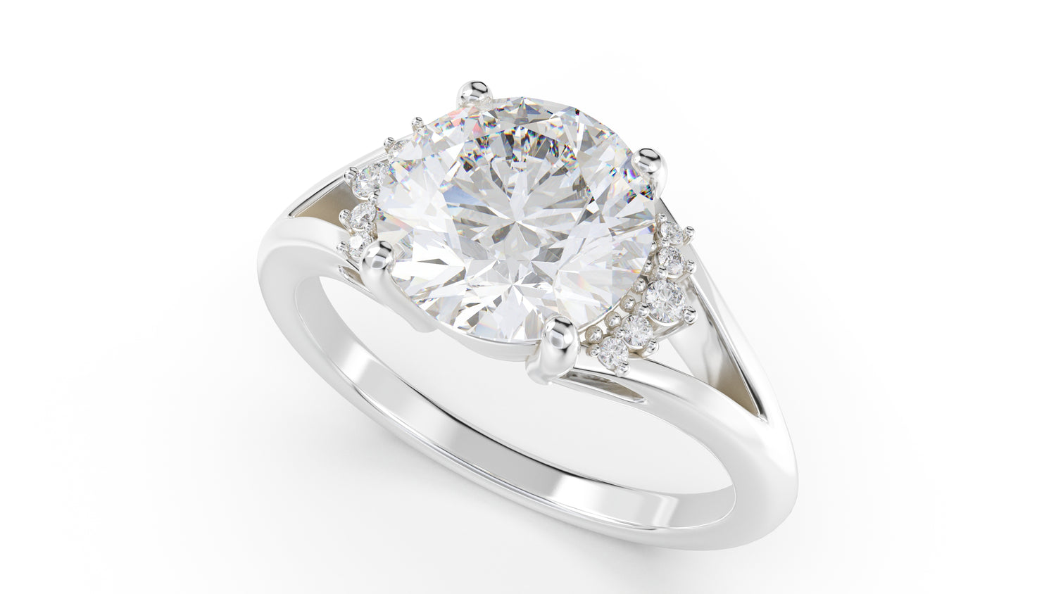 The Serendipity Ring | Round | Setting Only