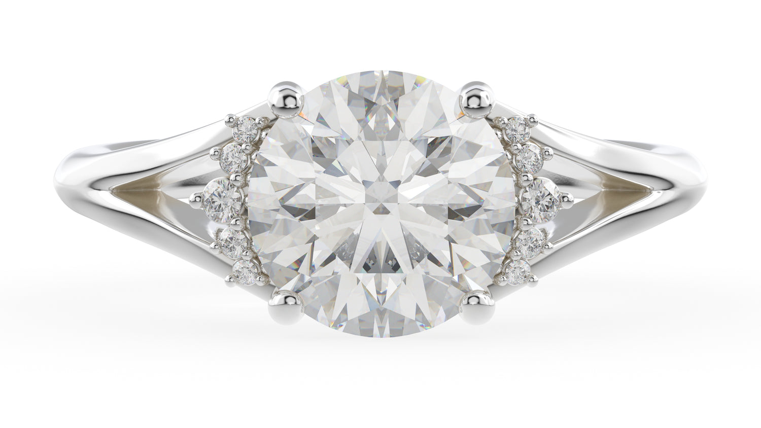 The Serendipity Ring | Round | Setting Only
