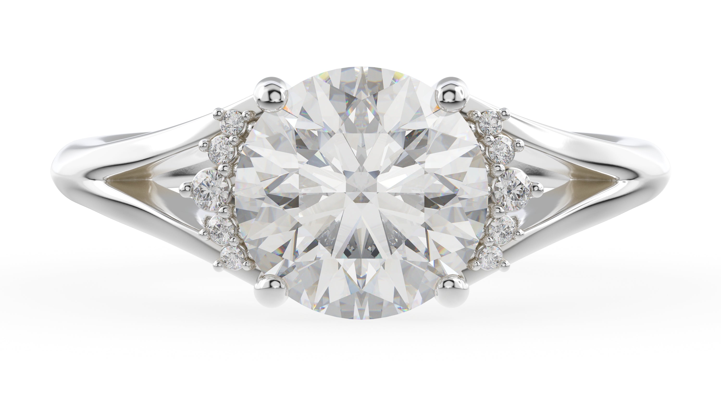 The Serendipity Ring | Round | Setting Only