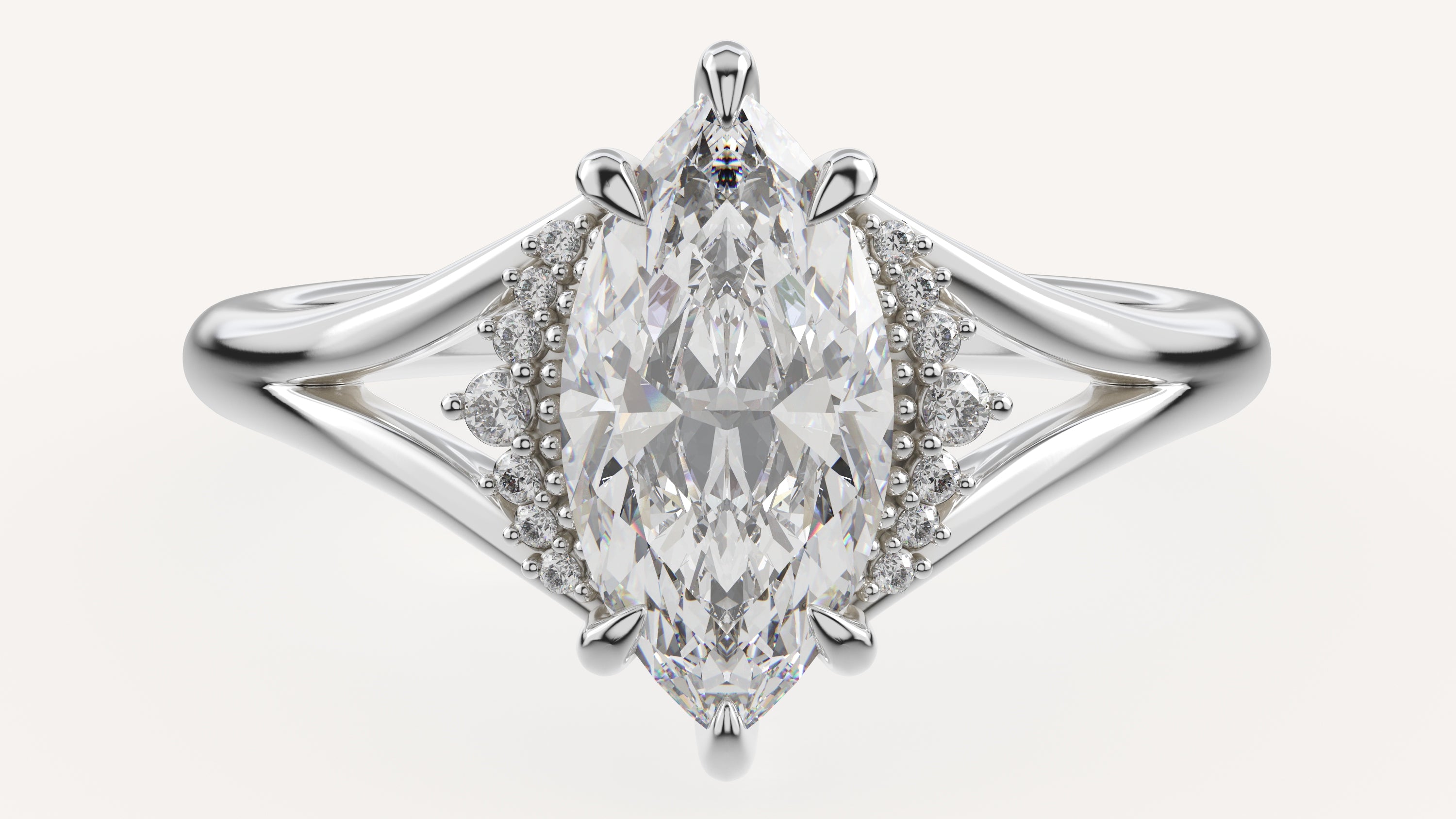 The Serendipity Ring | Marquise | Setting Only