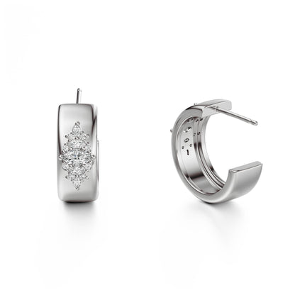 The Huggie Hoop Maeve Earrings - Lavender Creek Gems 