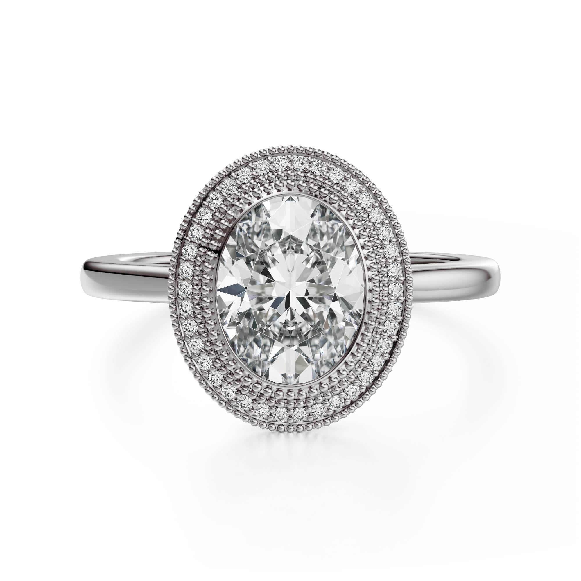 The Satine Ring | Oval