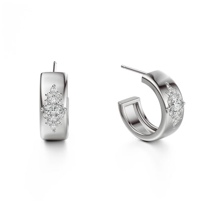 The Huggie Hoop Maeve Earrings - Lavender Creek Gems 