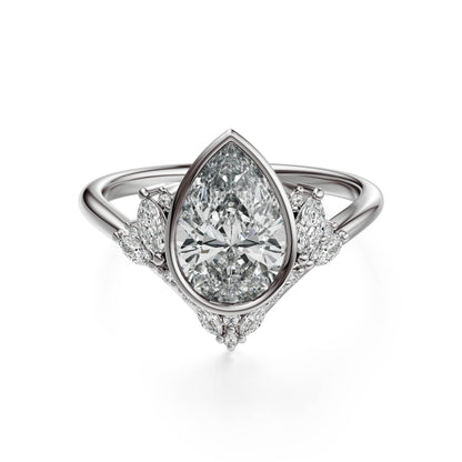 The Bezel Aurora Ring | Setting Only