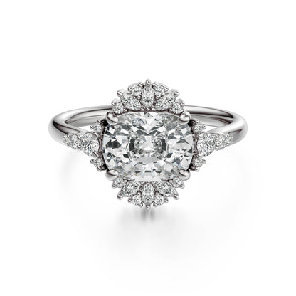 The Comtesse Ring | Elongated Cushion | Setting Only