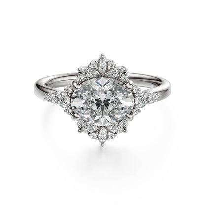 The Comtesse Ring | Oval | Setting Only