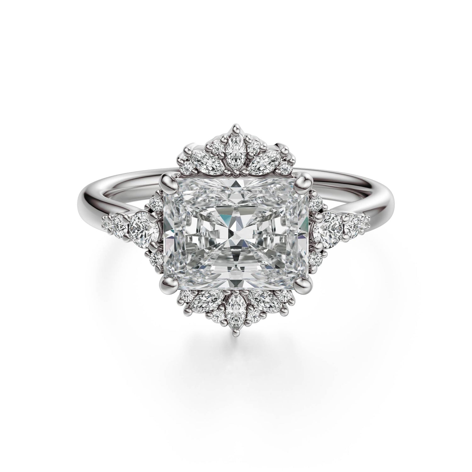 The Comtesse Ring | Radiant | Setting Only