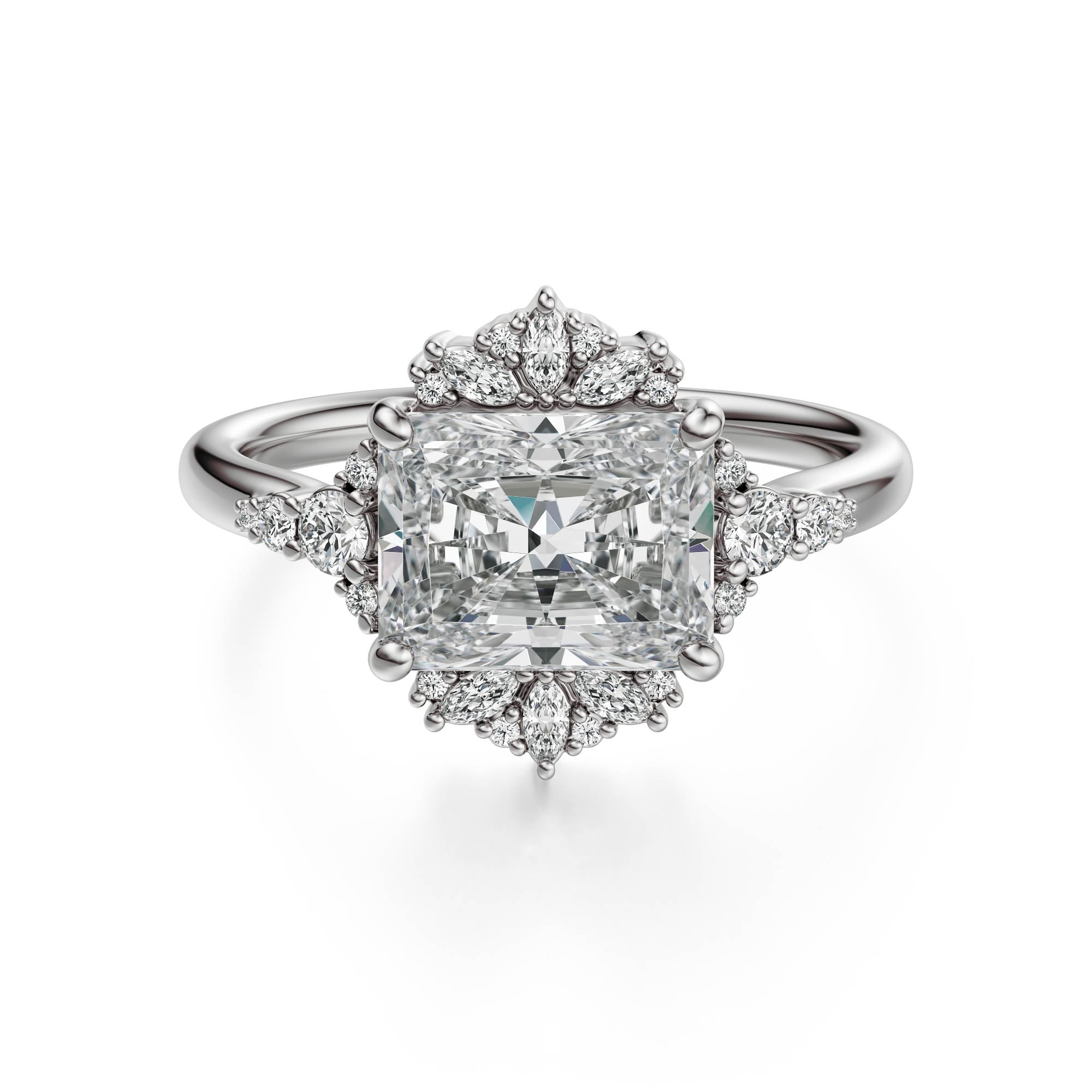 The Comtesse Ring | Radiant | Setting Only