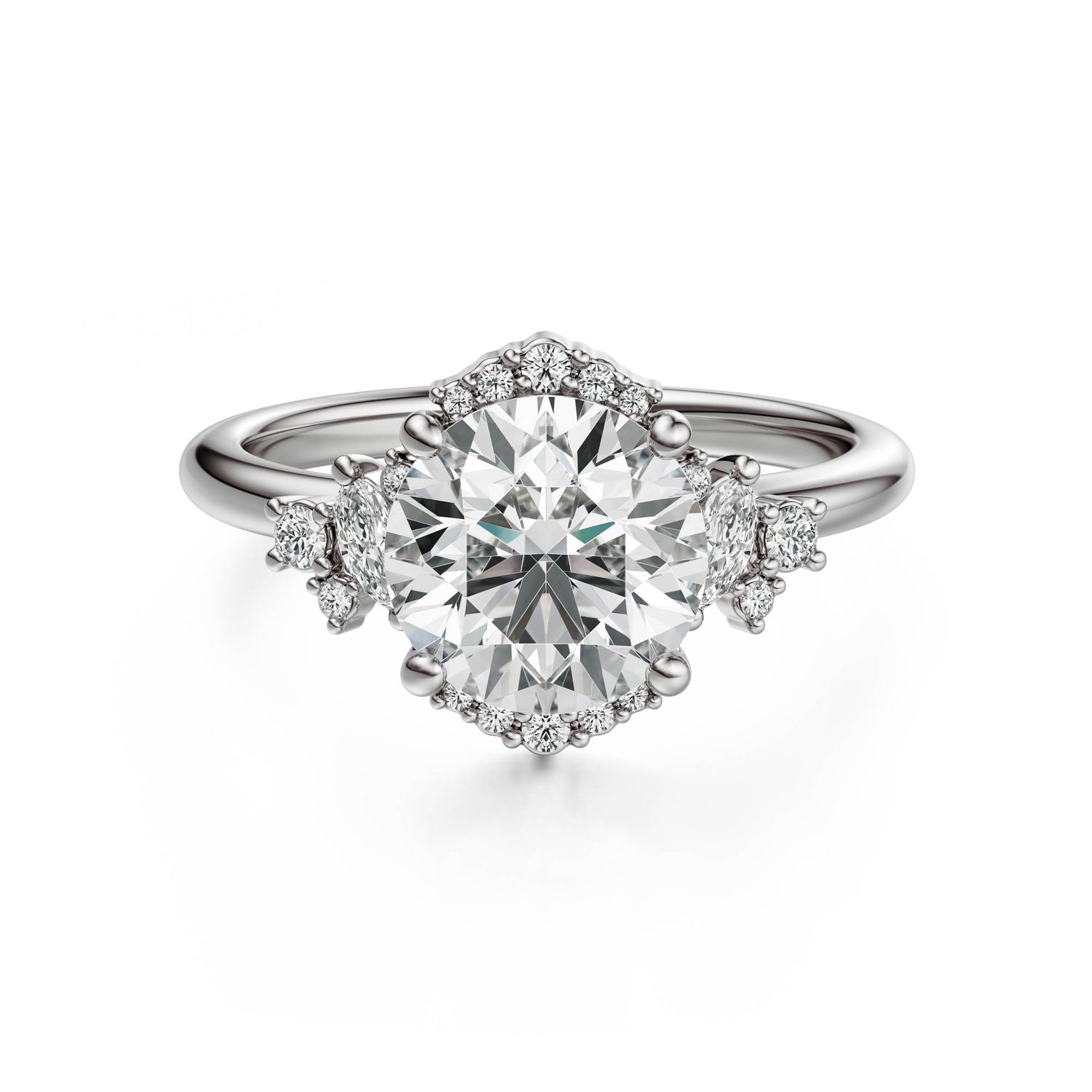 The Naevia Ring | Round