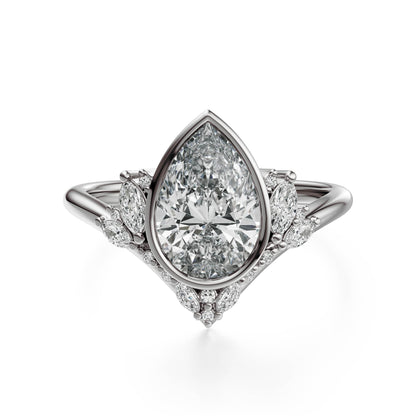 The Bezel Aurora Ring | Setting Only