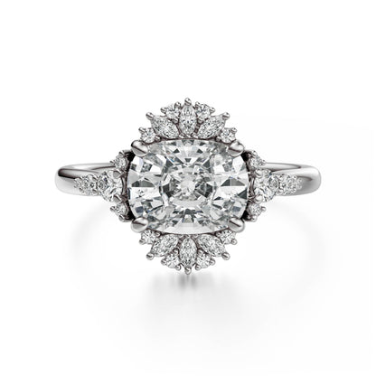 The Comtesse Ring | Elongated Cushion | Setting Only