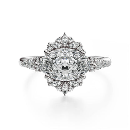 The Comtesse Ring | Marquise | Setting Only