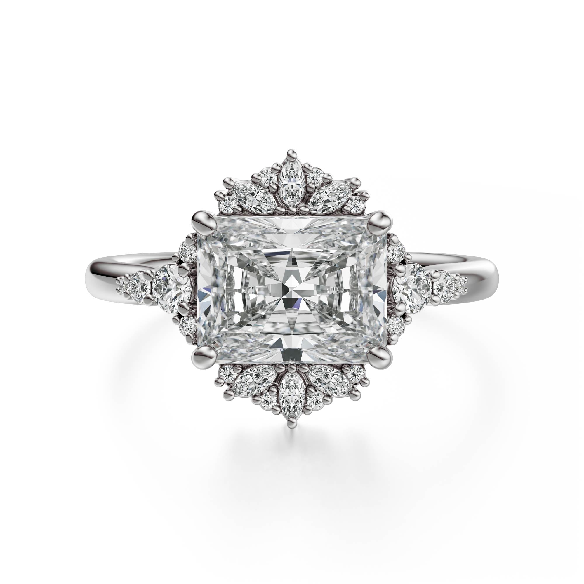 The Comtesse Ring | Radiant | Setting Only