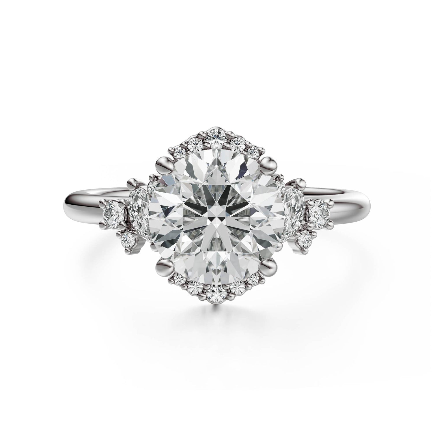 The Naevia Ring | Round