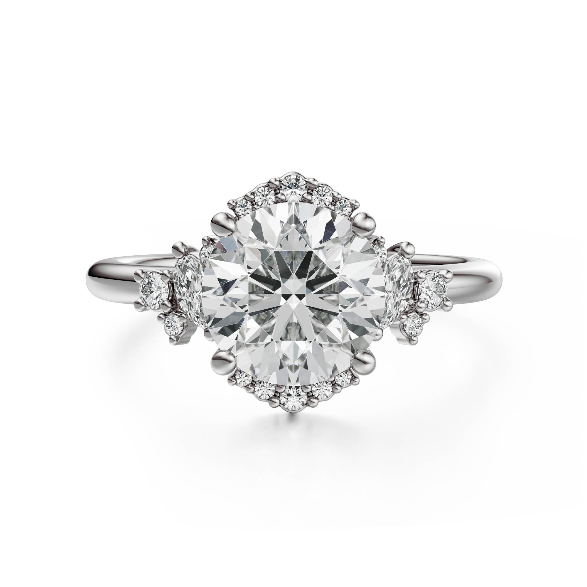 The Naevia Ring | Round