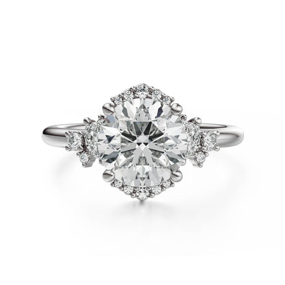 The Naevia Ring | Round