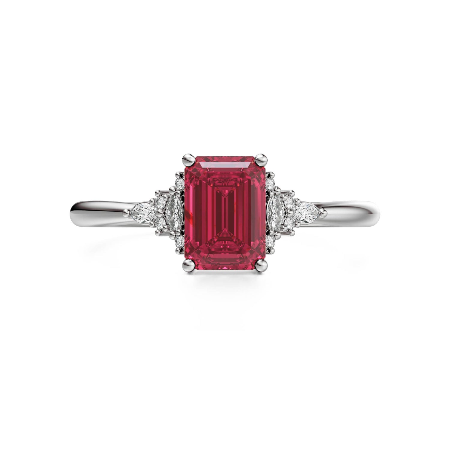 The Mini Maeve Ring | Ruby