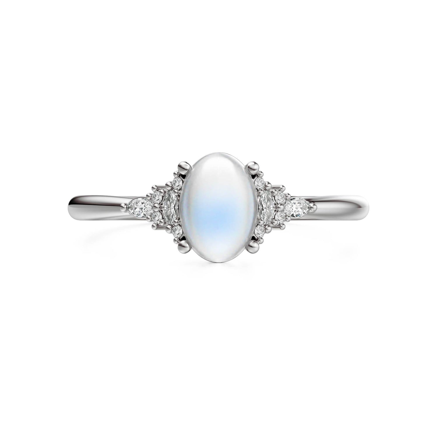 The Mini Maeve Ring | Moonstone