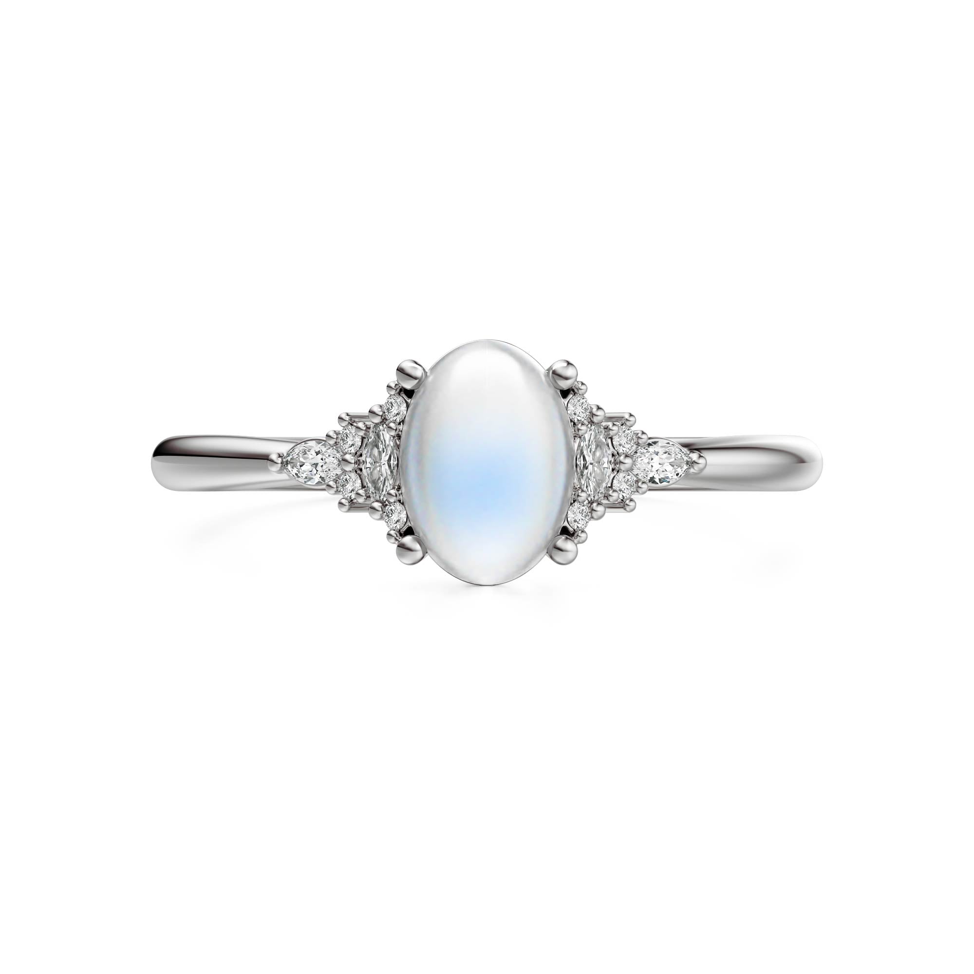 The Mini Maeve Ring | Moonstone