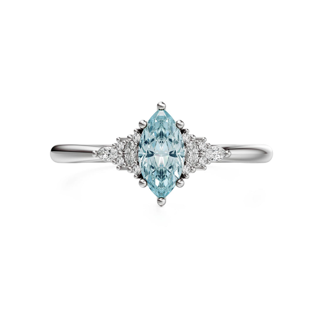 The Mini Maeve Ring | Aquamarine