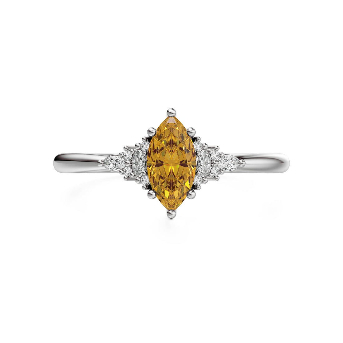 The Mini Maeve Ring | Citrine | November Birthstone