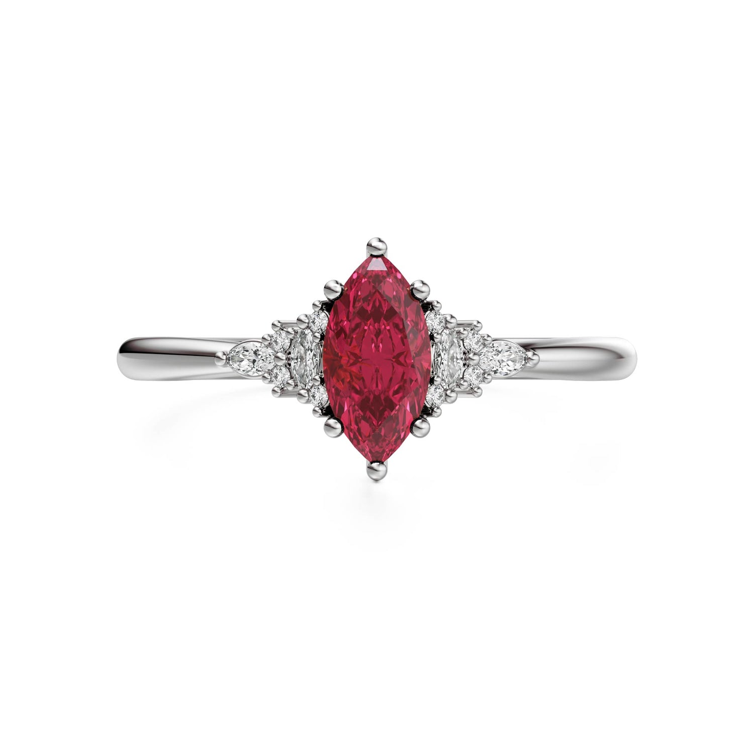 The Mini Maeve Ring | Ruby
