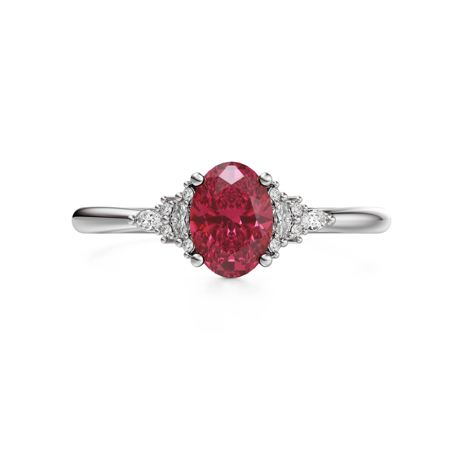 The Mini Maeve Ring | Ruby