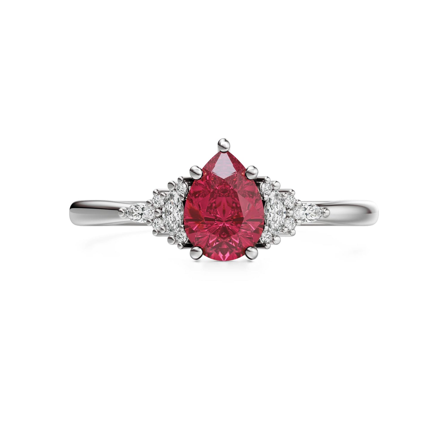 The Mini Maeve Ring | Ruby