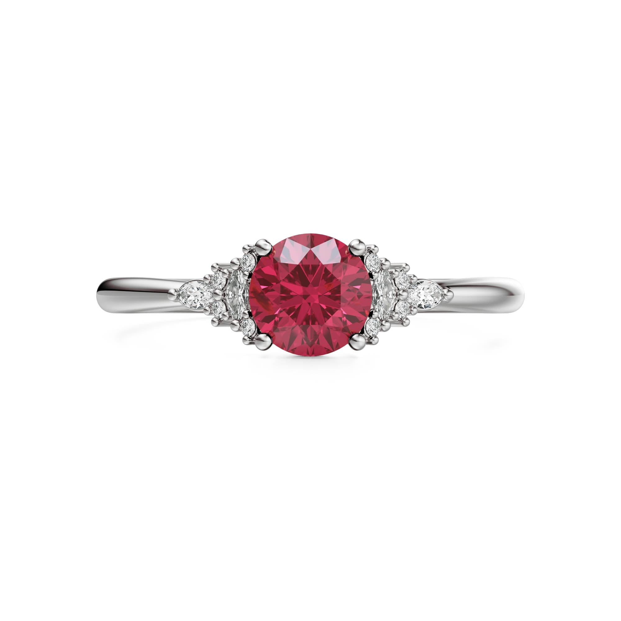 The Mini Maeve Ring | Ruby
