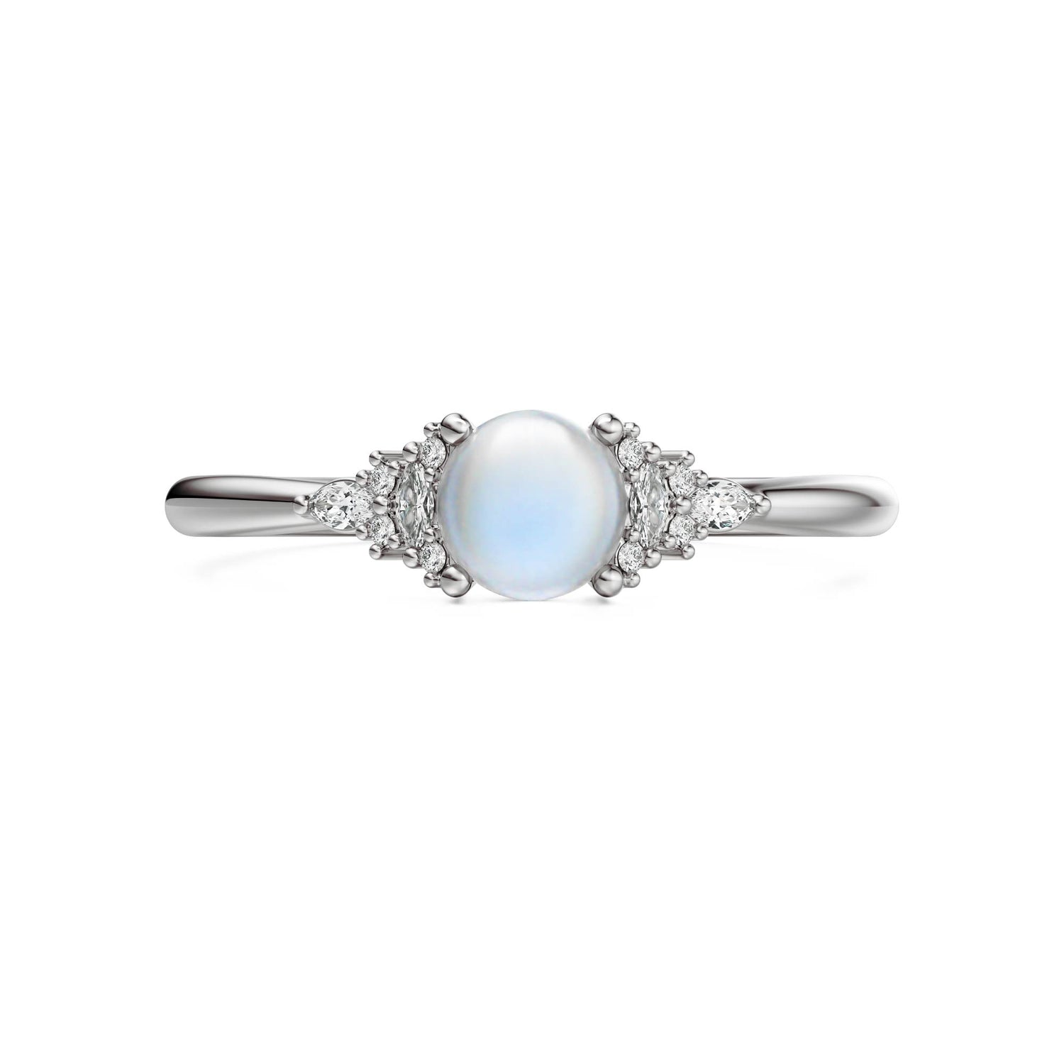The Mini Maeve Ring | Moonstone