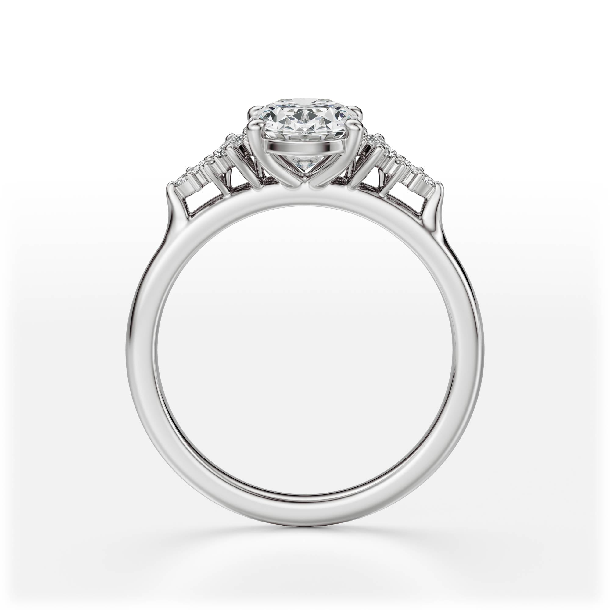 The Maeve Ring | Oval | Setting Only