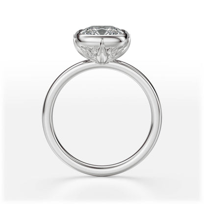 The Bezel Secret Garden Ring | Cushion | Setting Only