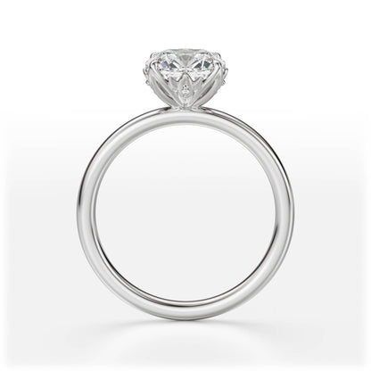 The Secret Garden Ring | Cushion | Setting Only