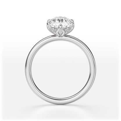 The Secret Garden Ring | Pear | Setting Only