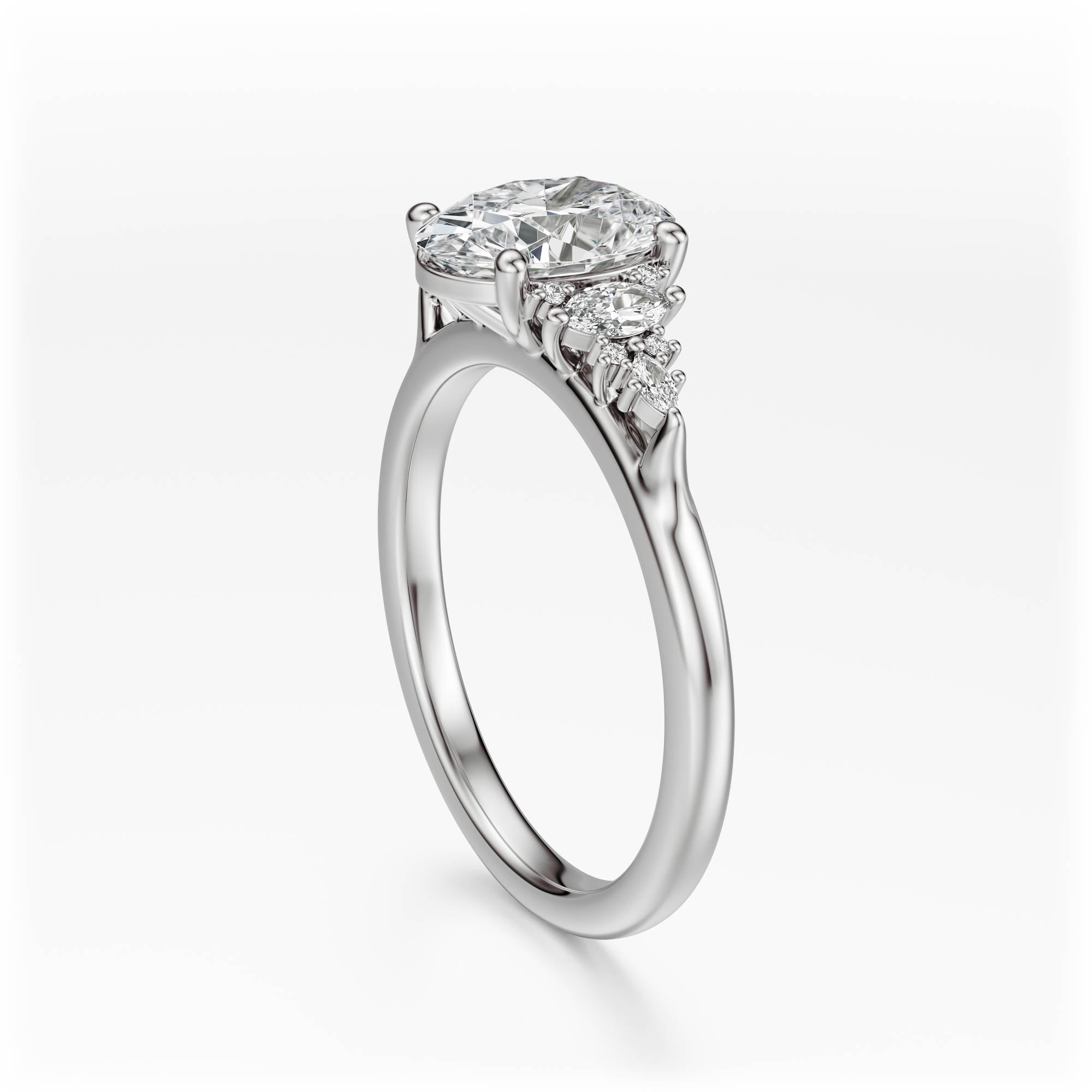 The Maeve Ring | Oval | Setting Only