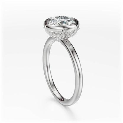 The Bezel Secret Garden Ring | Round | Setting Only