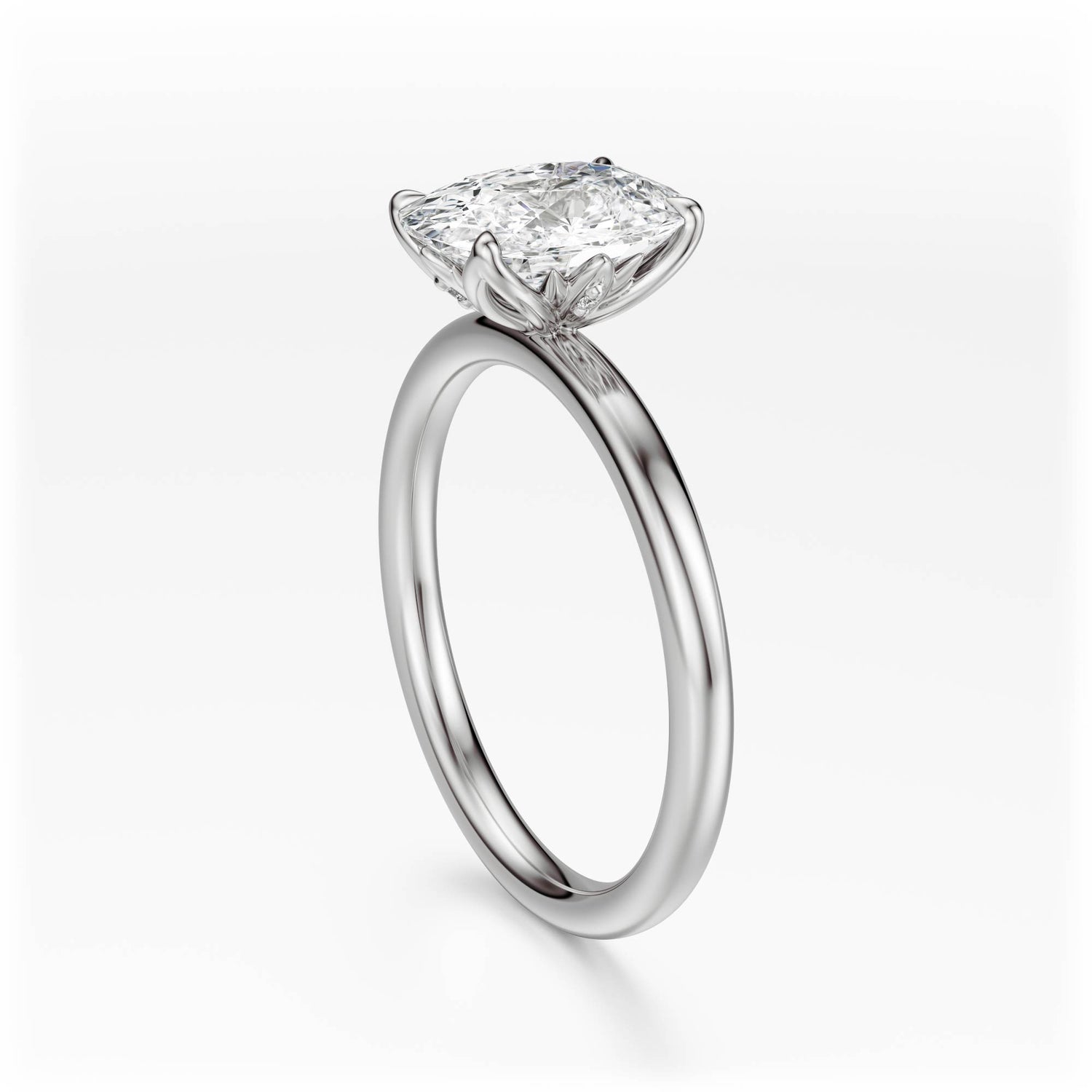 The Secret Garden Ring | Elongated Cushion | Setting Only