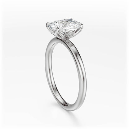 The Secret Garden Ring | Elongated Cushion | Setting Only