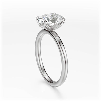 The Secret Garden Ring | Oval | Setting Only