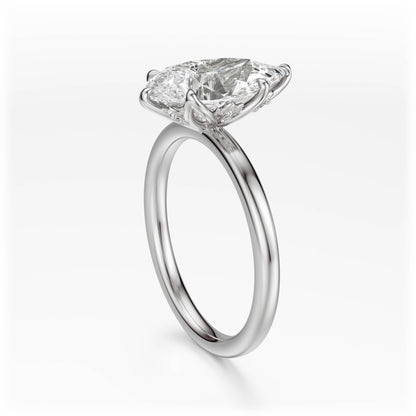 The Secret Garden Ring | Pear | Setting Only