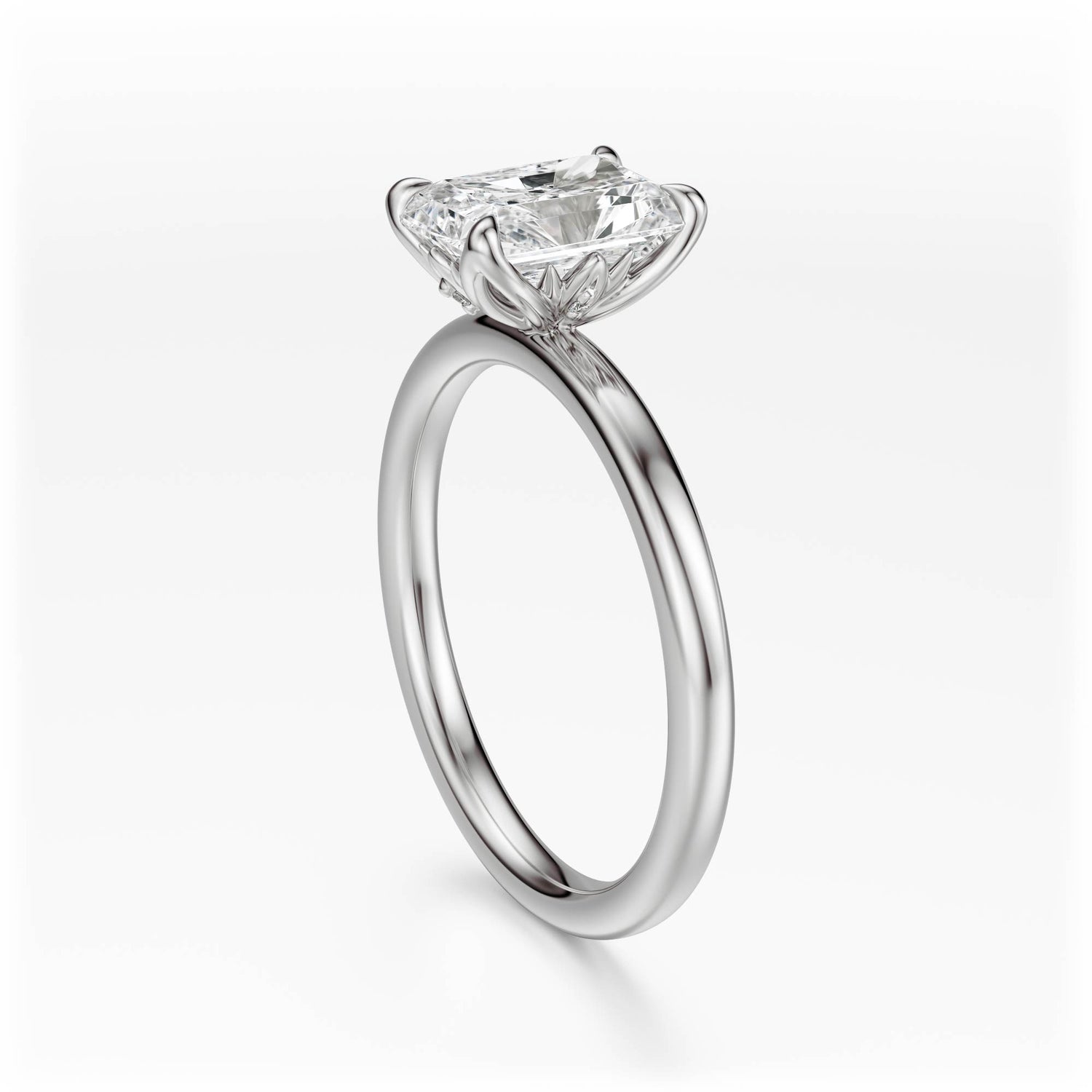 The Secret Garden Ring | Radiant | Setting Only