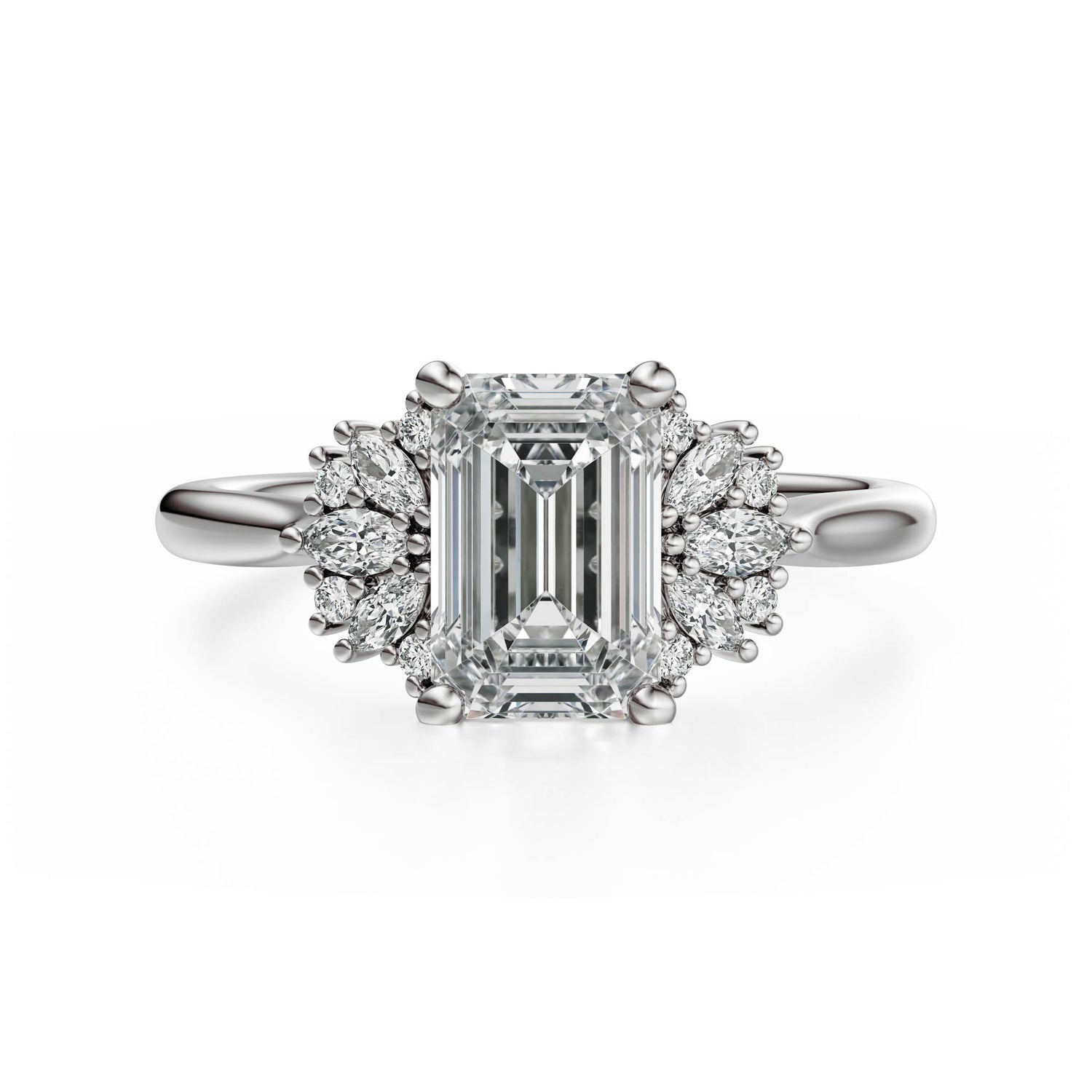 The Ambrosia Ring | Emerald Cut - Lavender Creek Gems 