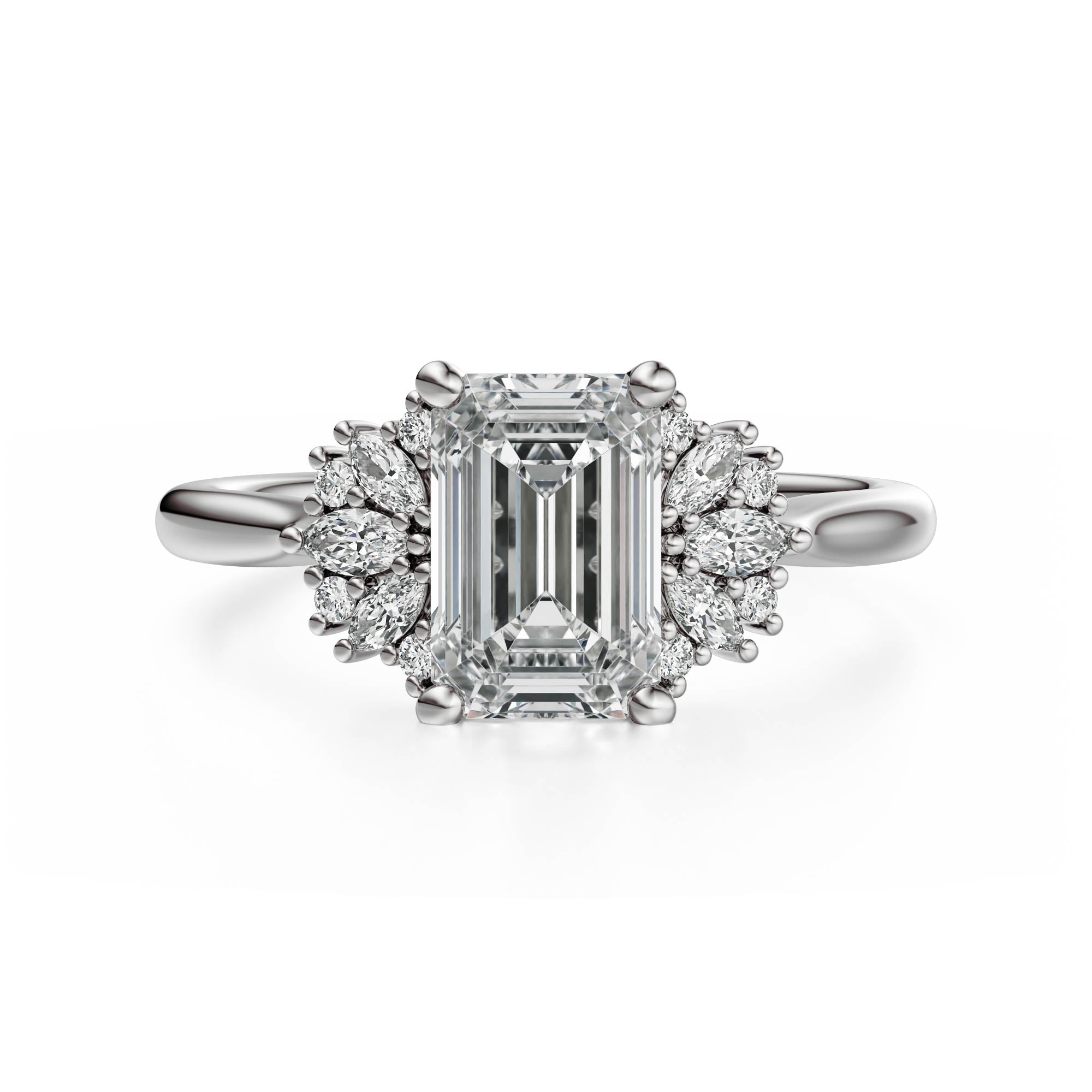 The Ambrosia Ring | Emerald Cut - Lavender Creek Gems 