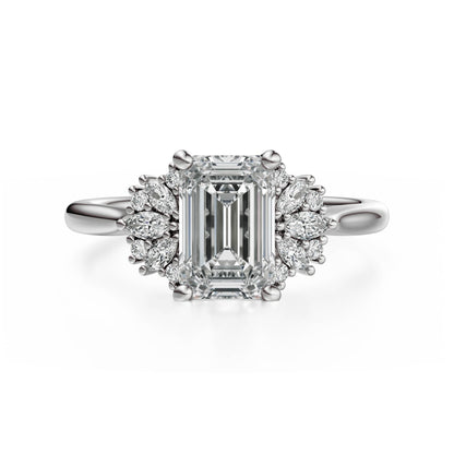 The Ambrosia Ring | Emerald Cut - Lavender Creek Gems 